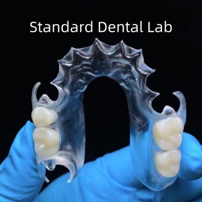 دندانپزشکی پاک TCS Valplast انعطاف پذیر دندانپزشکی جزئی آزمایشگاه دندانپزشکی استاندارد
