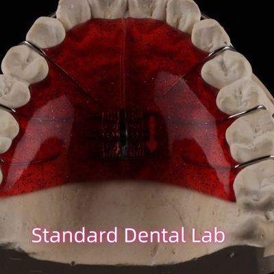 CE دندانپزشکی قرمز ارتودنسی دندانهای شانه ای گسترش دهنده پیچ پایدار گسترش دهنده